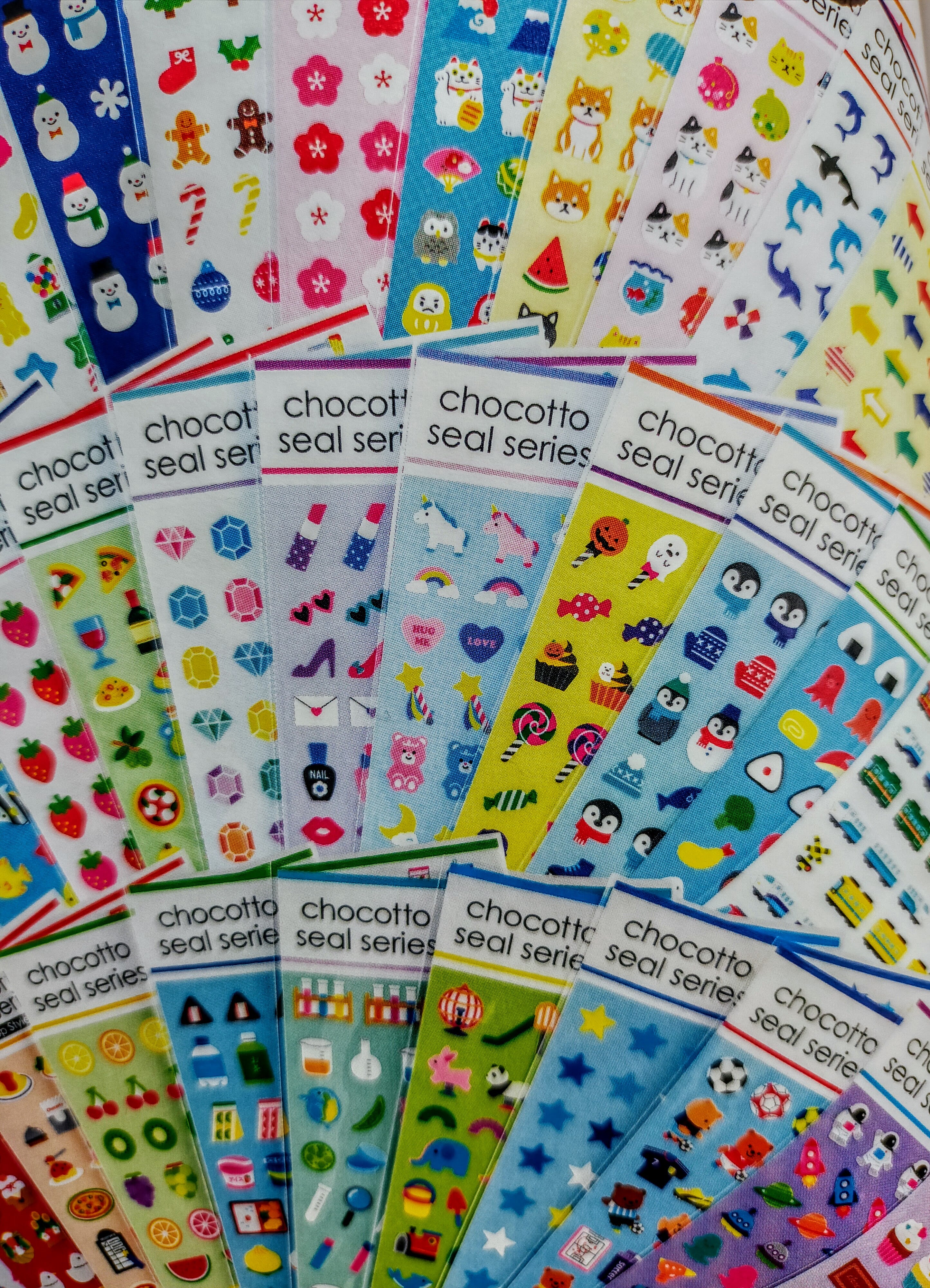 chocotto seal series – ☆CocoaStars☆ Japanese Stickers