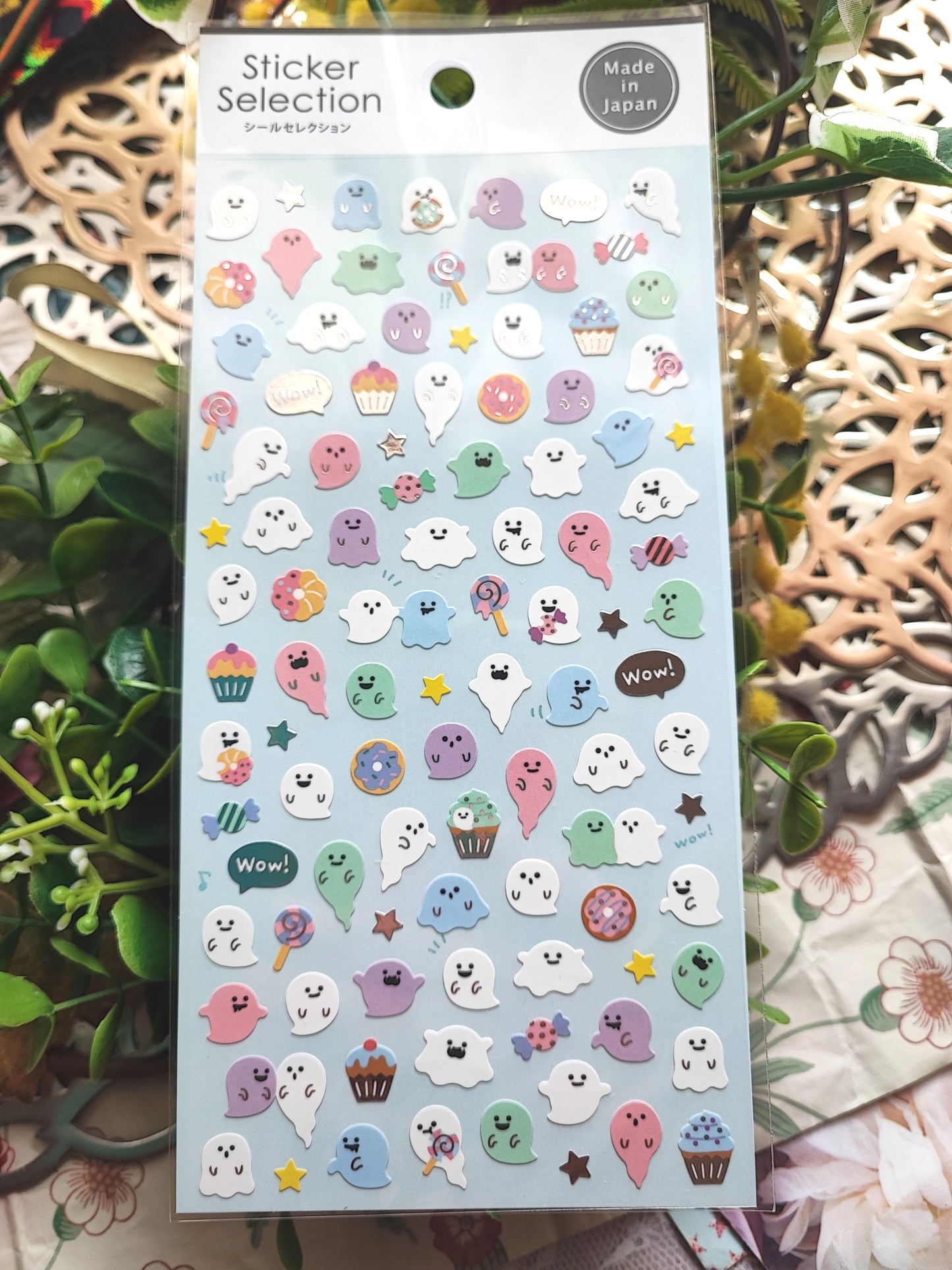 Sticker Selection Halloween Small Pumpkins GAIA_Orange /Light blue