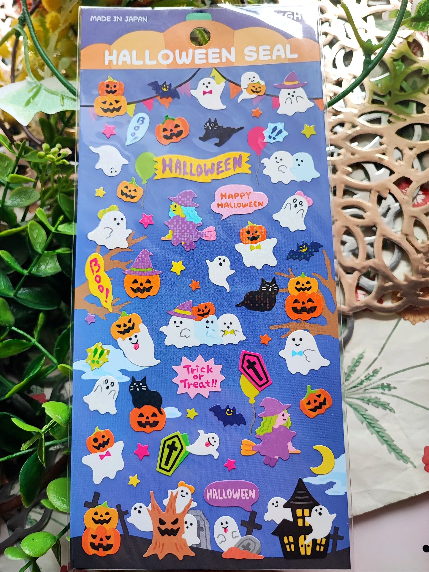 Halloween seal ,GAIA_Pink party/ Blue night