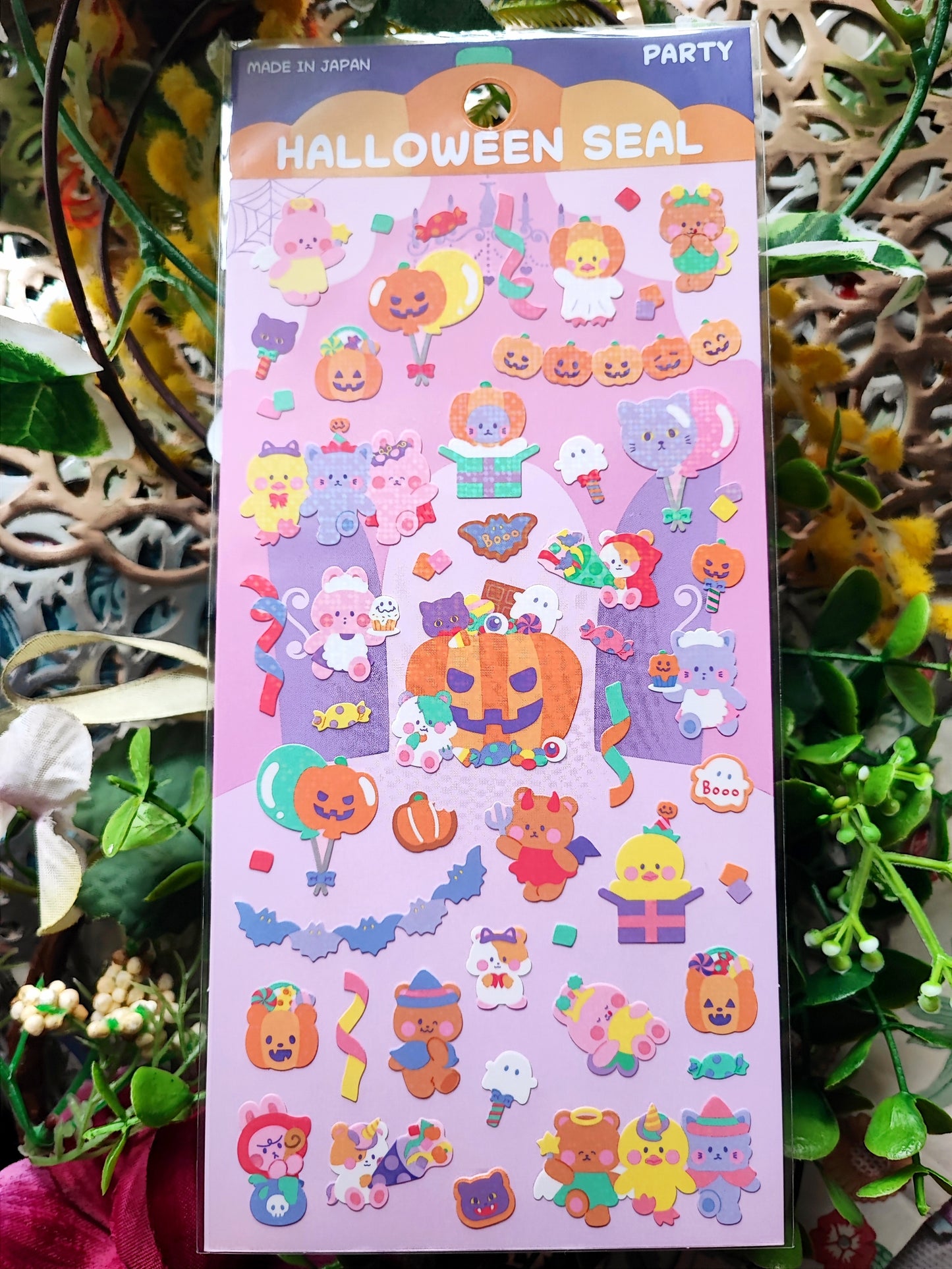 Halloween seal ,GAIA_Pink party/ Blue night