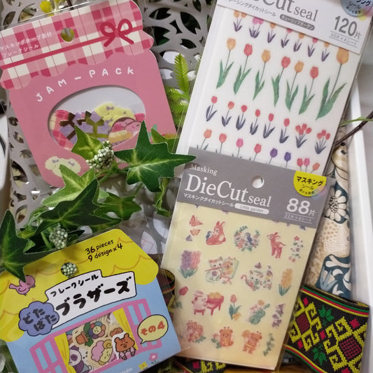 Exclusive for D.M Jam Pink / Dotabata Brothers 4.Yellow Blue Life / Little Garden 88p / Tulip Garden 120p