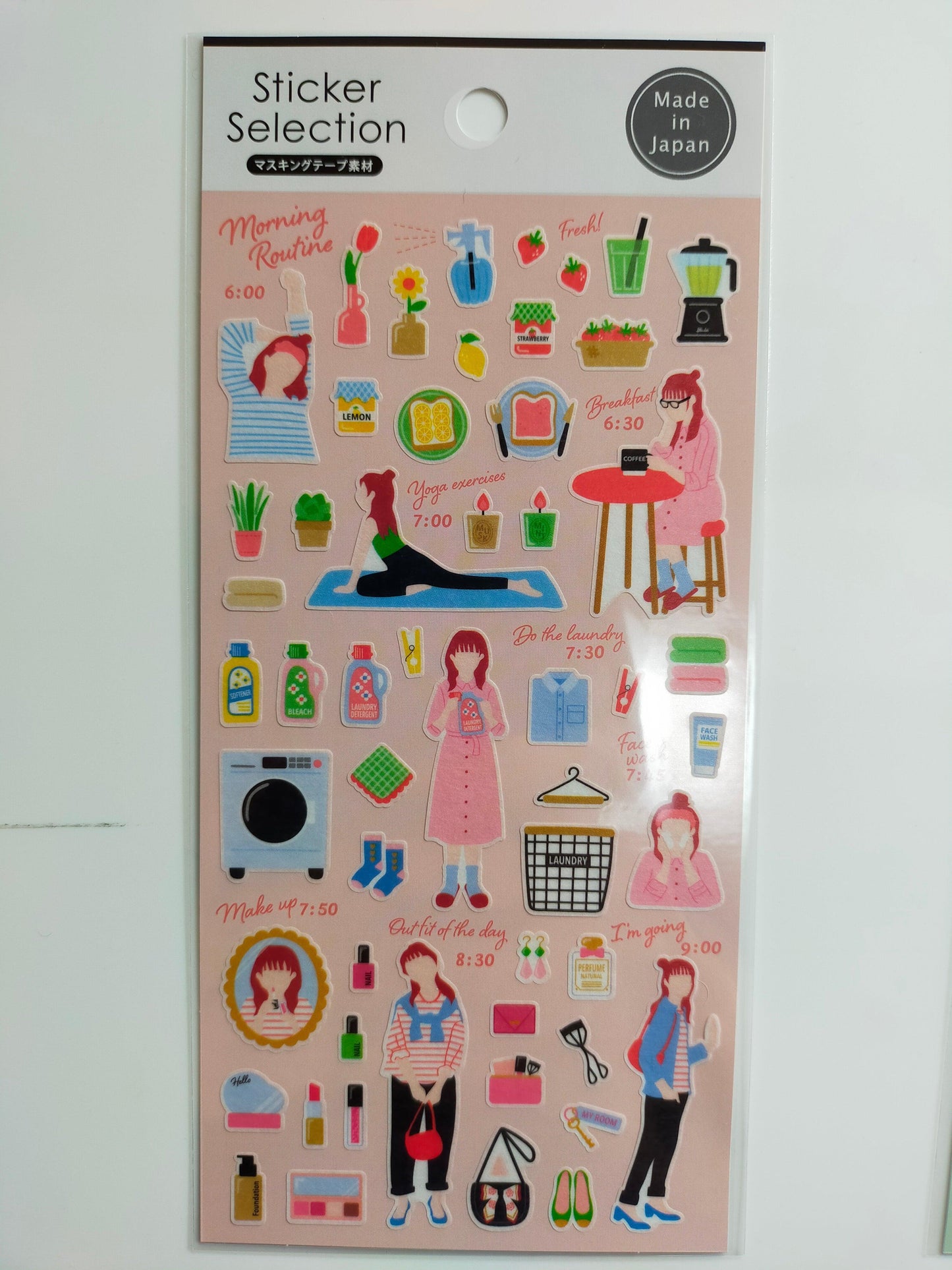 Sticker Selection Design Seals Routine ,GAIA_ Morning Routine / Office Work