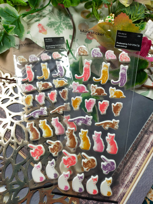 3D Marks Sticker Cat, Mark's