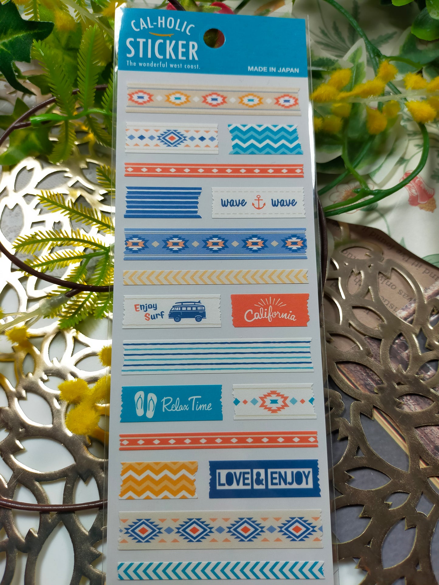 Cal-Holic Stickers West Coast, GAIA _ Beach / Surf / Wave