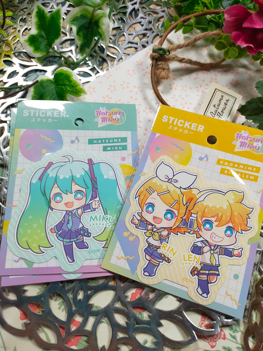 Hatsune Miku Sticker ,Synapse Japan_ Hatsune Miku / Kagamine Rin & Len