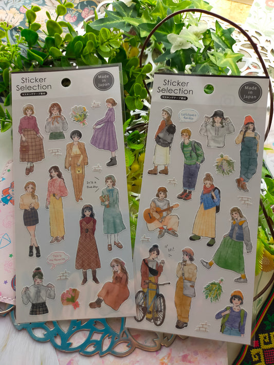 Sticker Selection Design Seals ,GAIA_ Invitation / Walk