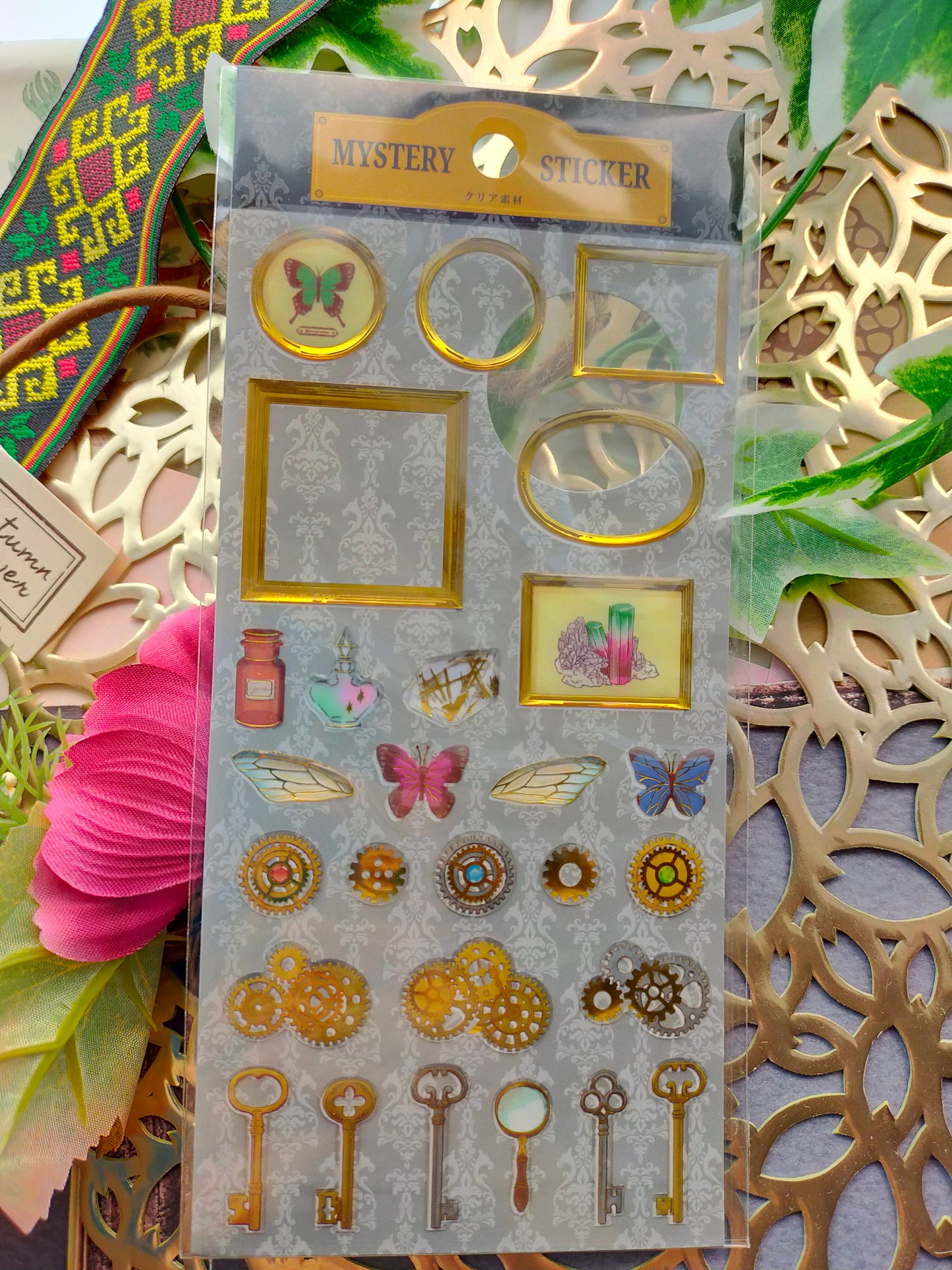 Mystery Tool Sticker, GAIA_Research / Magic tools / Key / Specimen / 3D sealing wax-like / 3D Collection