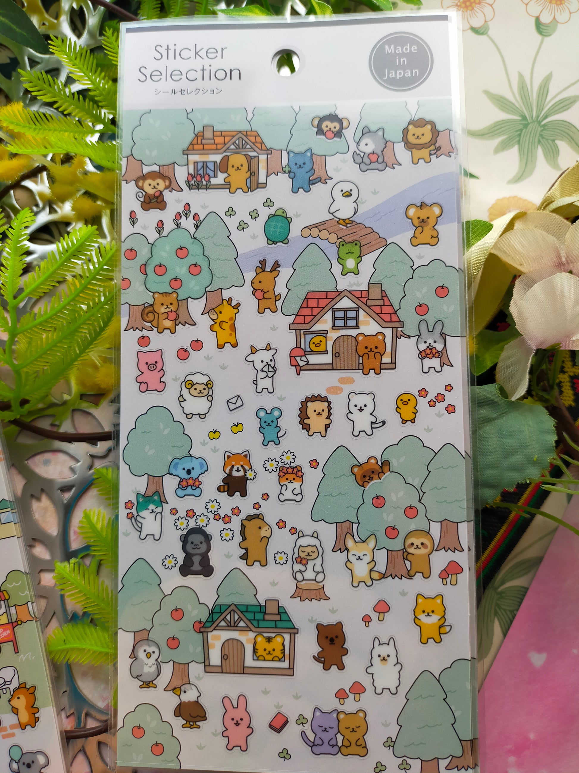 Sticker Selection Design Seals mini animal ,GAIA_ Amusement Park /Forest