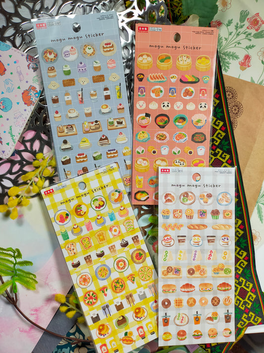 Mogu Mogu Stickers_ Cakes / Chinese / Food / Cafe Menu / Bread