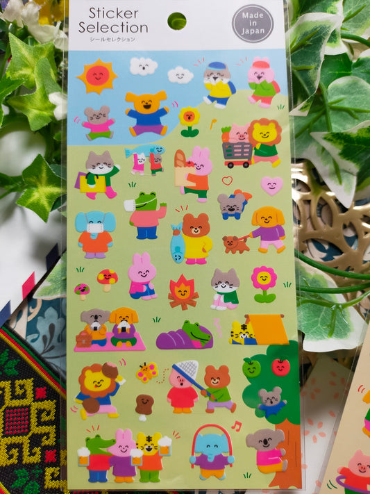 Sticker Selection Design Seals Smile ,GAIA_ Outdoor / Indoor