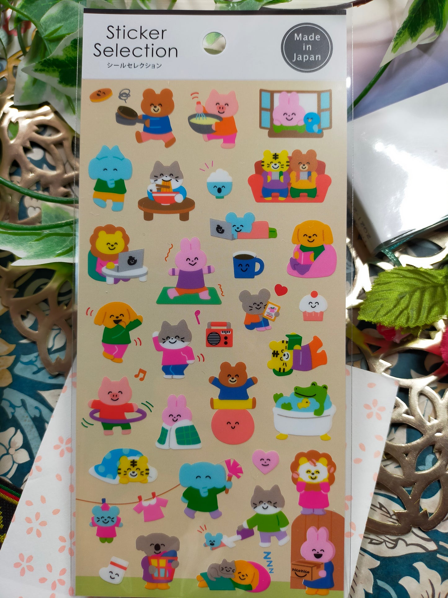 Sticker Selection Design Seals Smile ,GAIA_ Outdoor / Indoor