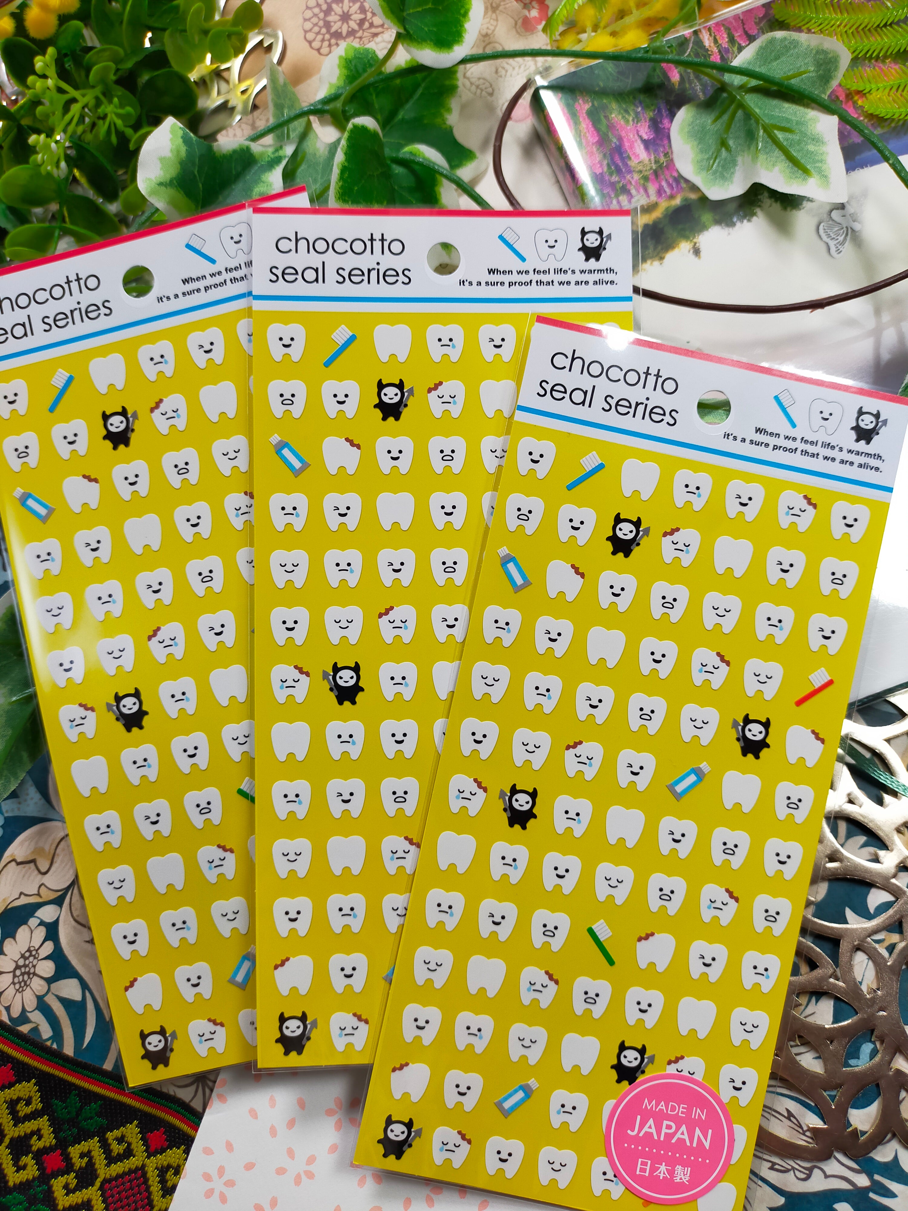 chocotto seal series Tooth ,GAIA – ☆CocoaStars☆ Japanese Stickers