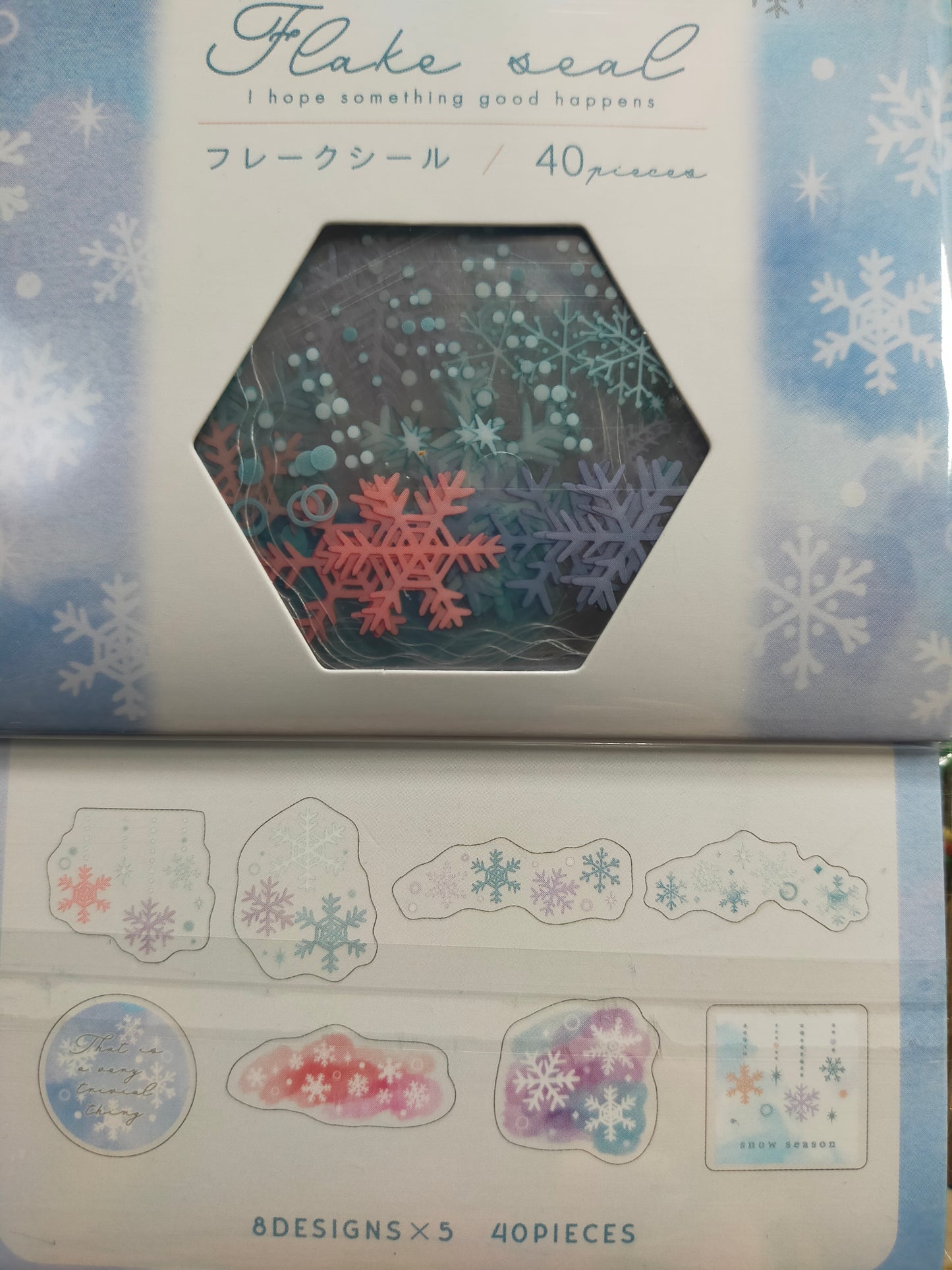 Flake Seal Snow Snowman,SynapseJapan, _ Snowflakes /Snowman Pattern