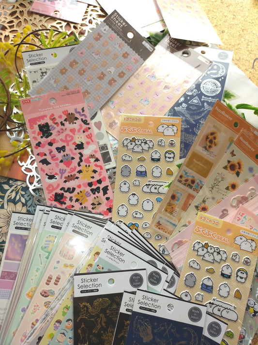 Value Sets Random Sheet Stickers 5 Sets