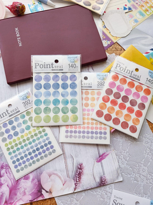 Point seal ,Kyowa_Red 140p /Small Red 392p /Blue 140p /Small Blue 392p