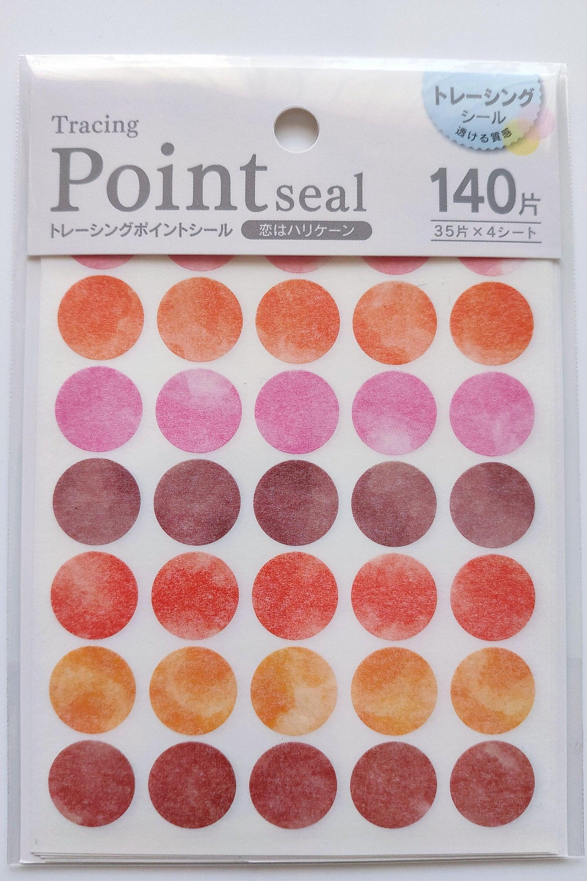 Point seal ,Kyowa_Red 140p /Small Red 392p /Blue 140p /Small Blue 392p