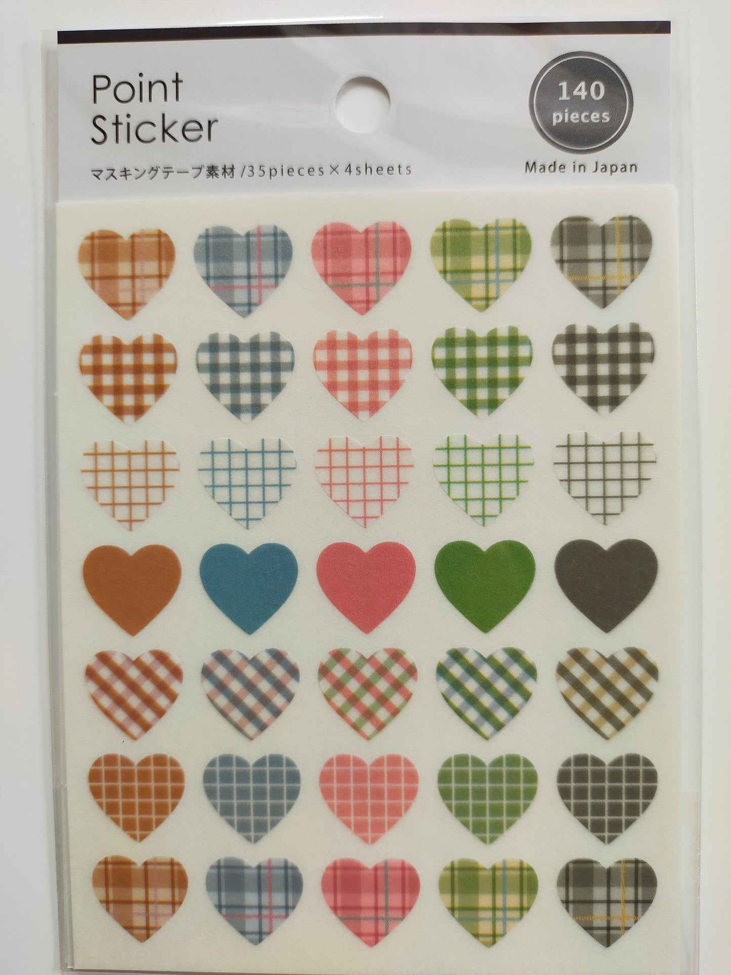 Point Sticker 140p,GAIA_Flower Vivid /Flower Paste /Heart Milky /Heart Smoky