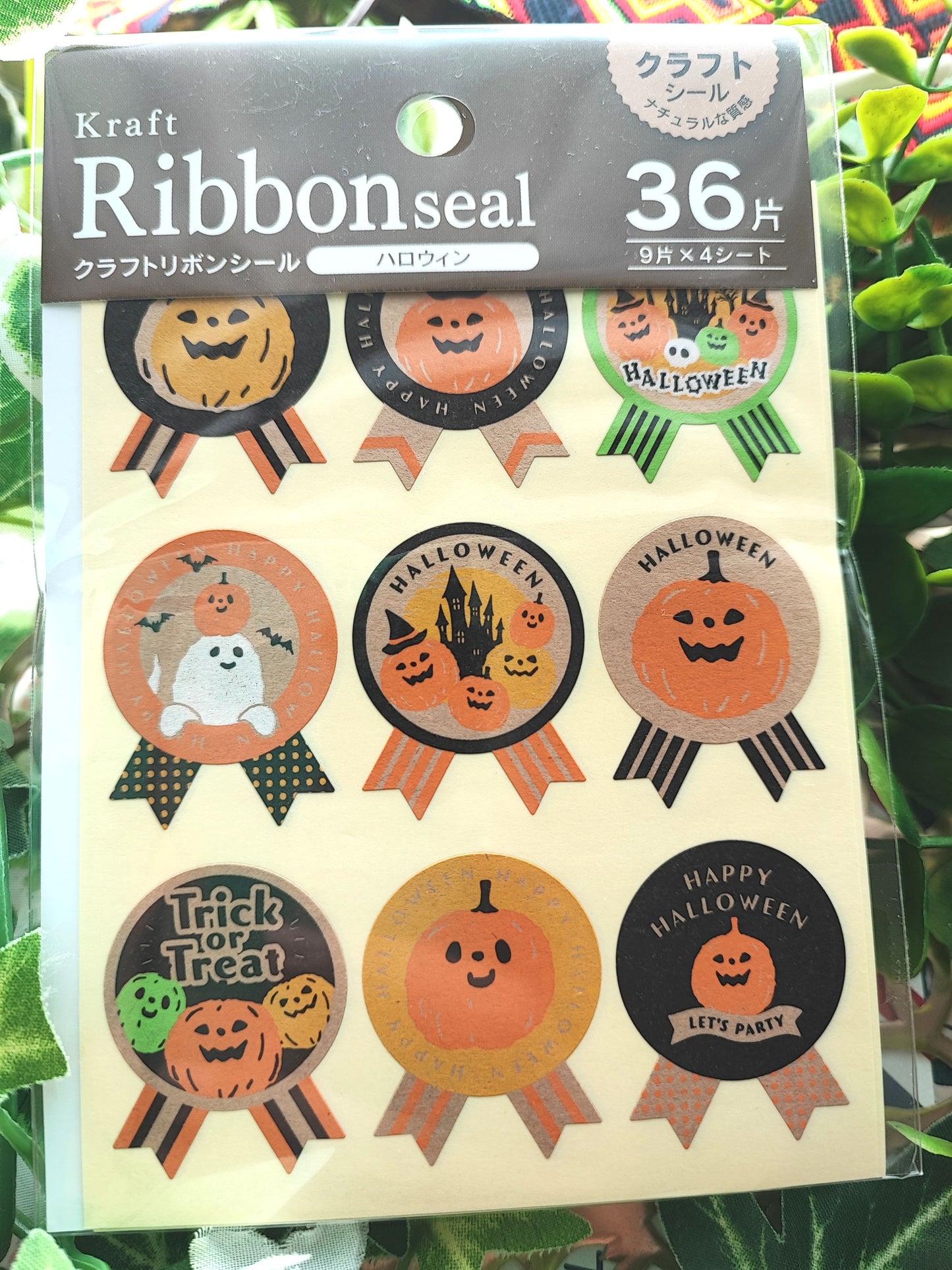 Ribbon seal Halloween,Kyowa _ 36p / 54p /72p