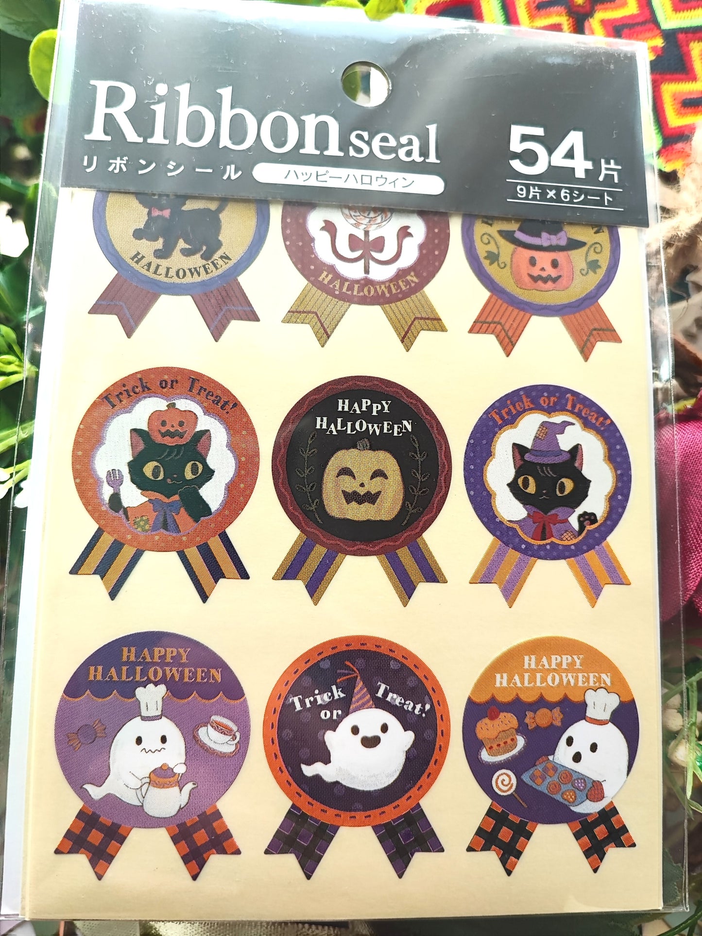 Ribbon seal Halloween,Kyowa _ 36p / 54p /72p