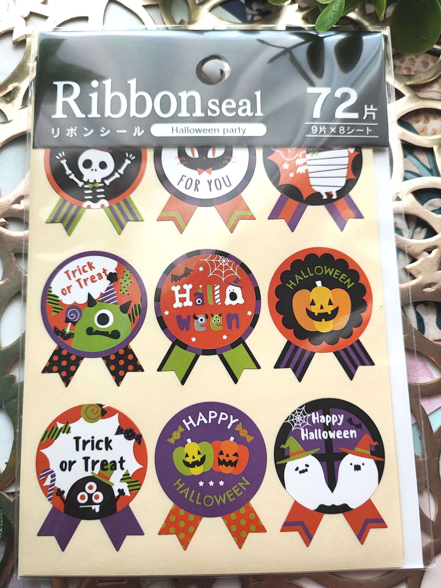 Ribbon seal Halloween,Kyowa _ 36p / 54p /72p