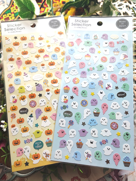 Sticker Selection Halloween Small Pumpkins GAIA_Orange /Light blue