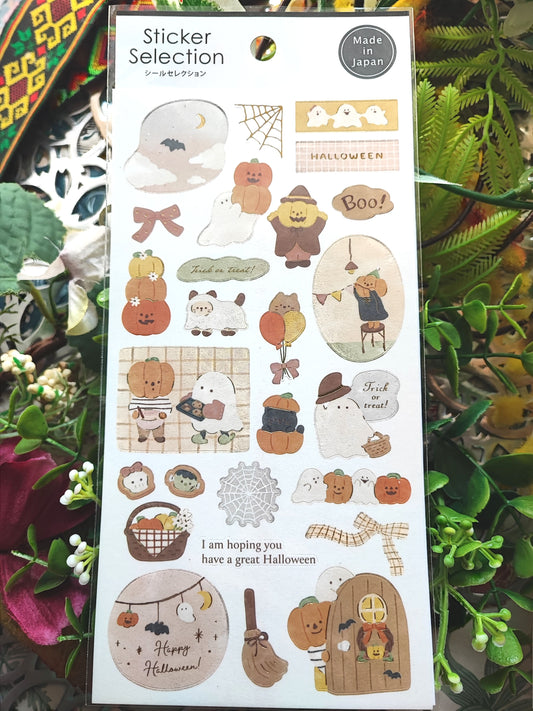 Sticker Selection Halloween Nature ,GAIA_Medium size/ Small size