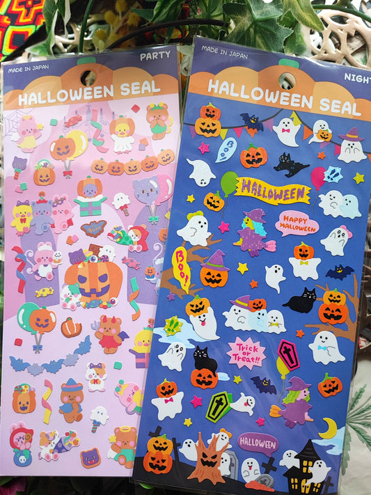 Halloween seal ,GAIA_Pink party/ Blue night