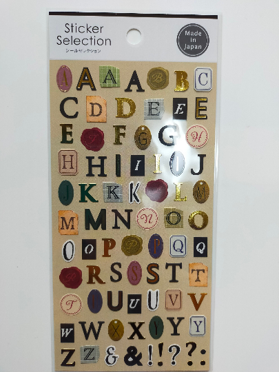 Sticker Selection , GAIA_ Alphabet / Numbers