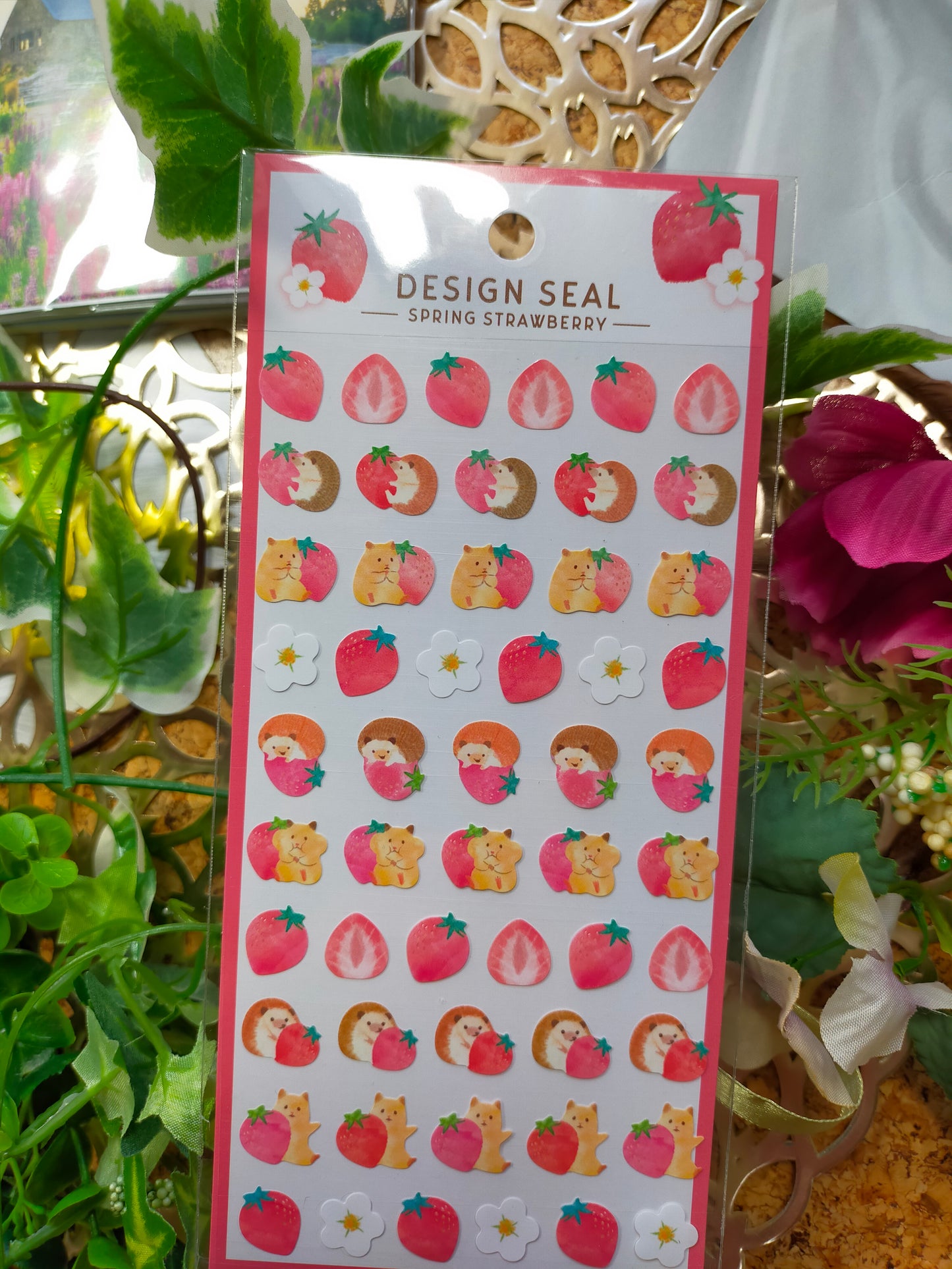 Design Seal Spring, Synapse Japan_ Strawberry Spring / Cherry Blossom