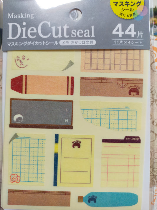 Die cut seal ,Kyowa_ Memo stationery 44 p