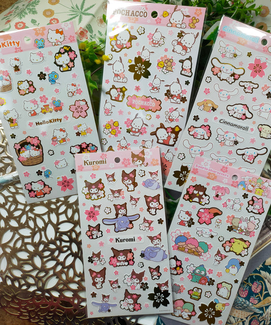 Sanrio Sticker Pack (4 pages) – In Kawaii Shop