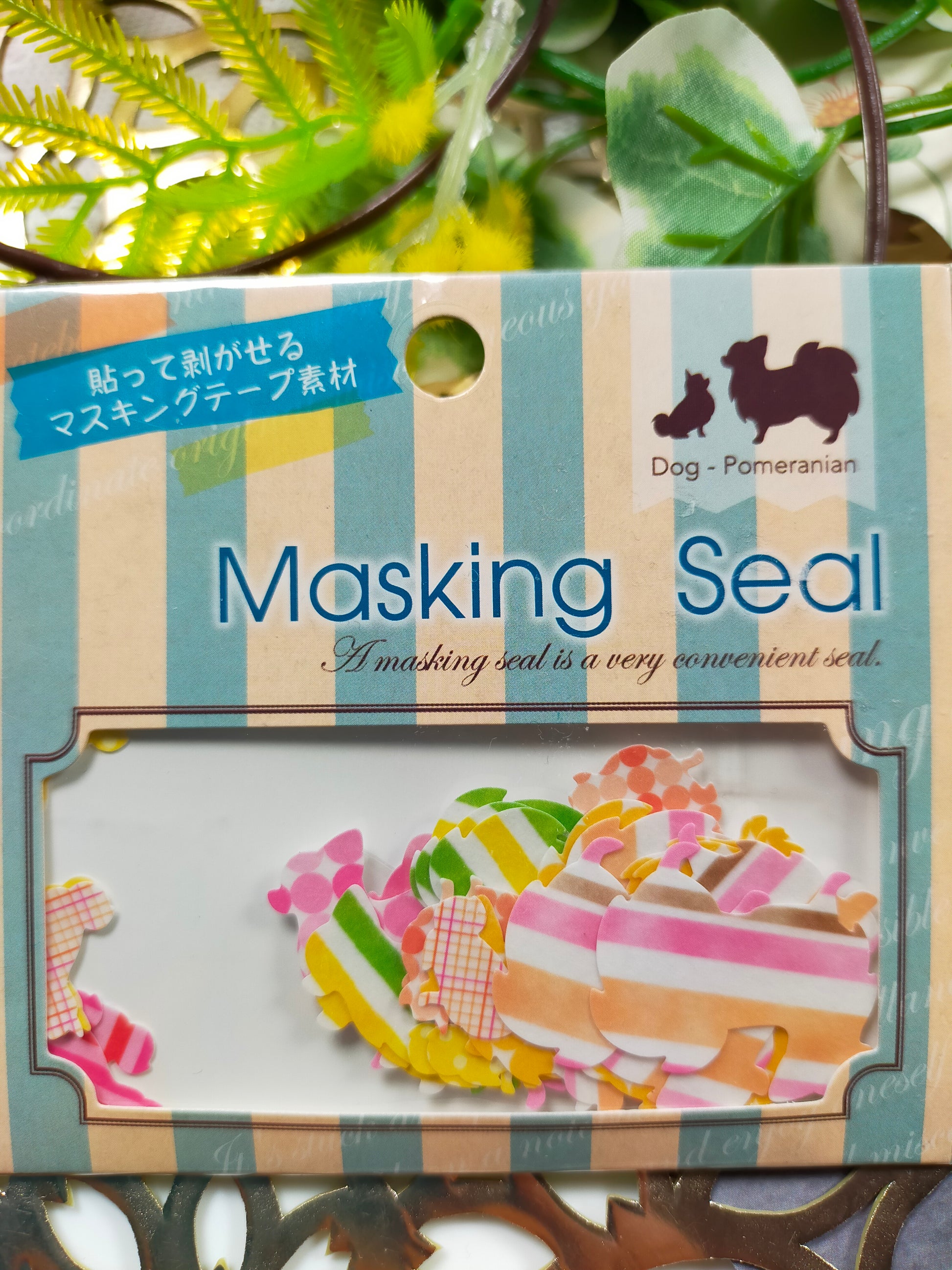 Masking Seal Dog 10designs*4pieces,Eagle Japan _ Labrador Retriever / Golden Retriever / Scottish Terrier / Pomeranian