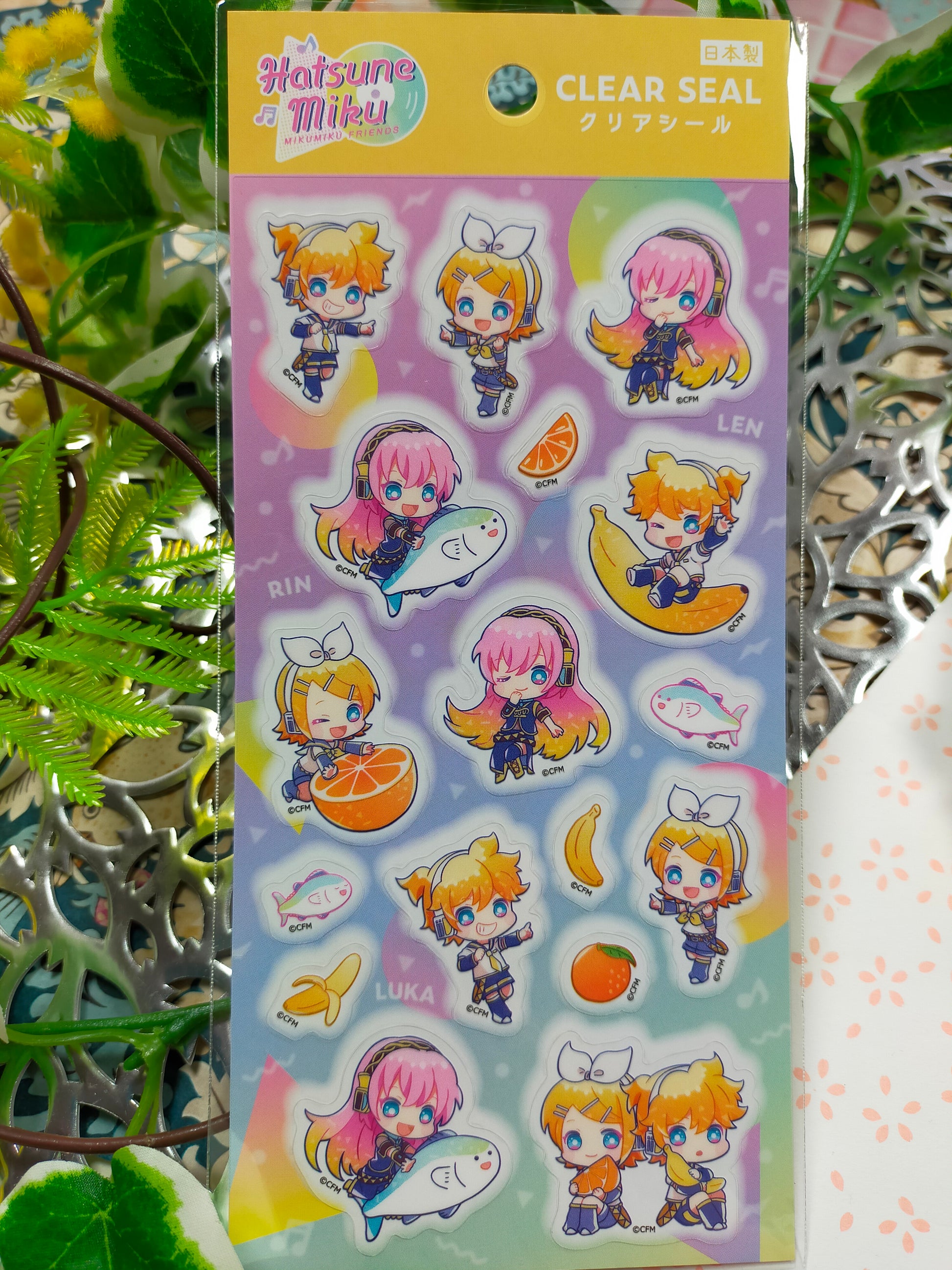 Hatsune Miku Standard Sticker - 4 Sheet