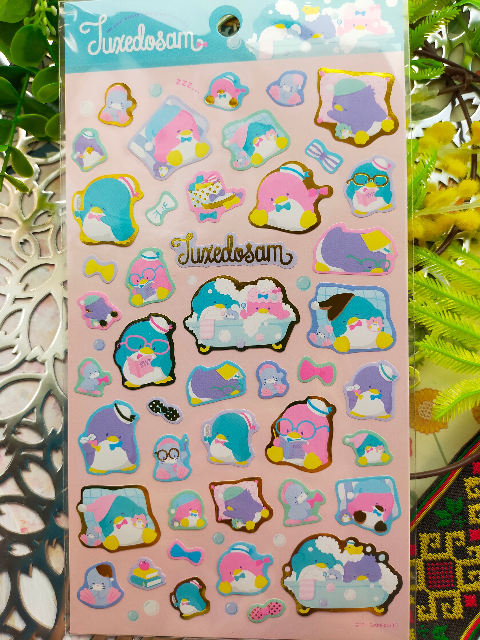 Sanrio characters Big sticker 2022 _ Hello Kitty / Kuromi /Little Twin Stars/ Tuxedosam / Hangyodon /Kerokerokeroppi / Pompompurin