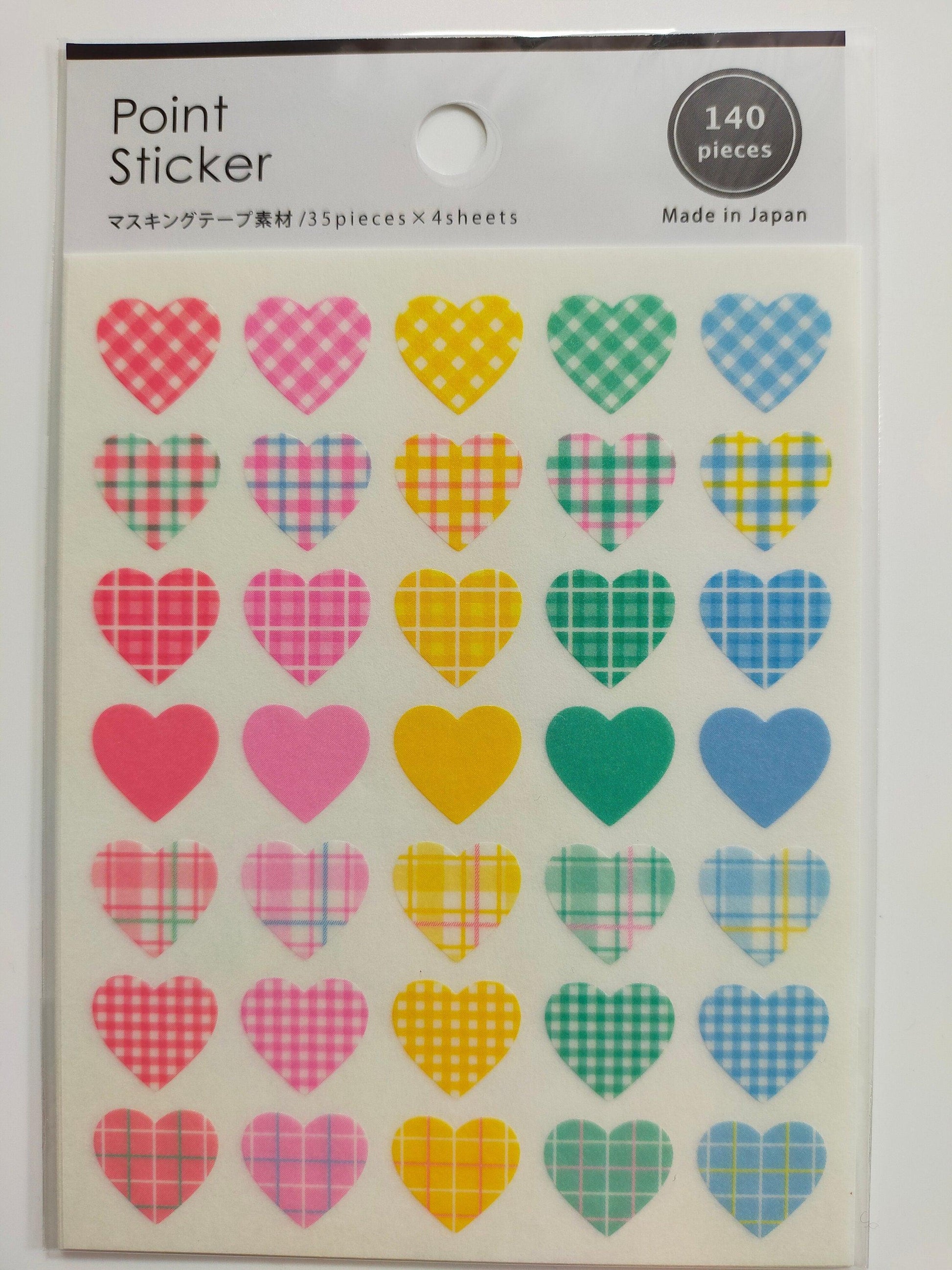 Point Sticker 140p,GAIA_Flower Vivid /Flower Paste /Heart Milky /Heart Smoky